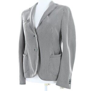 M's Braque Japan White Mesh Breast Pocket Women's Coat Jacket Retail $645 - NWT
